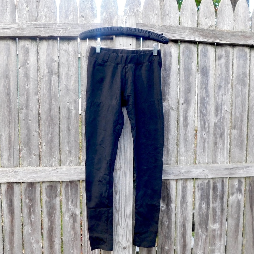 Pact Organic Black Leggings Size Small Cotton Low Rise